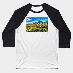 Flatirons And Flowers Baseball T-Shirt